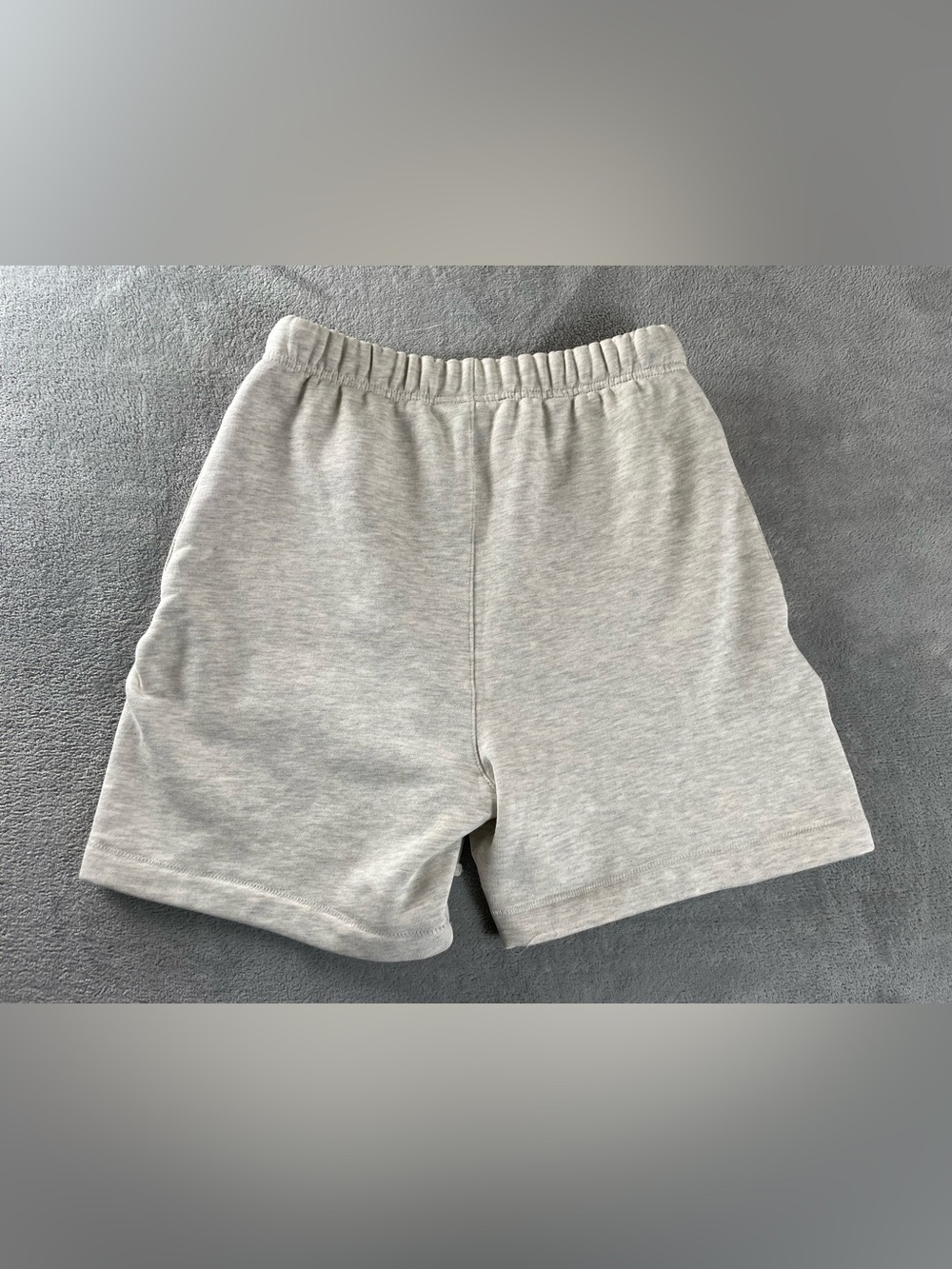 Fear of God Essentials Shorts Gray Cotton Polyester Fleece, Pockets Drawstrings - Picture 14 of 14